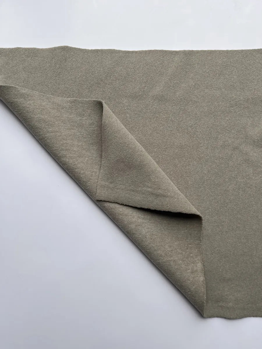 Taupe Brushed Warm Knit Fabric 280G/M
