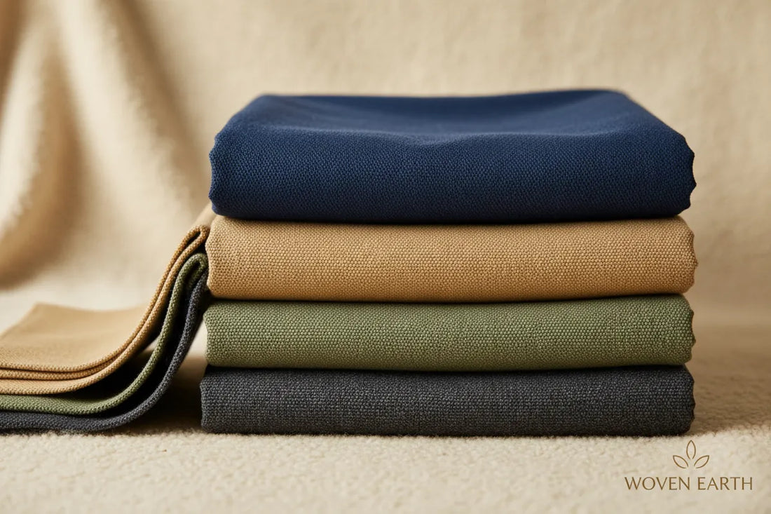 Durable twill and canvas fabrics for custom workwear and corporate uniforms by FabricWarm