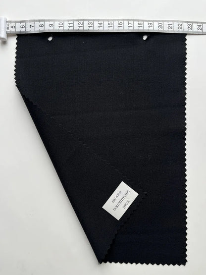 Midnight Navy Stretch Woven Suiting Fabric 290G/M