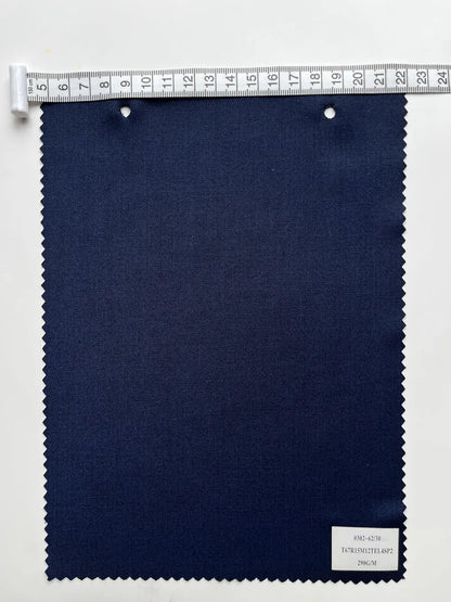 Midnight Navy Stretch Woven Suiting Fabric 290G/M