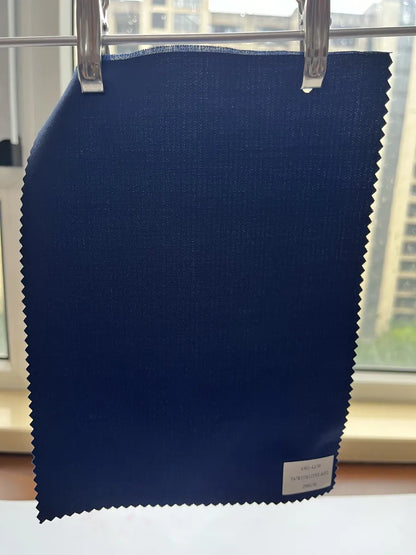 Midnight Navy Stretch Woven Suiting Fabric 290G/M
