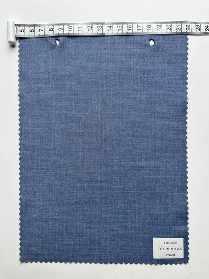 Midnight Navy Stretch Woven Suiting Fabric 290G/M