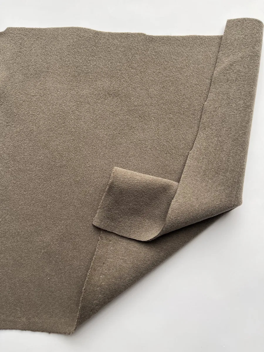 Taupe Brushed Warm Knit Fabric 280G/M