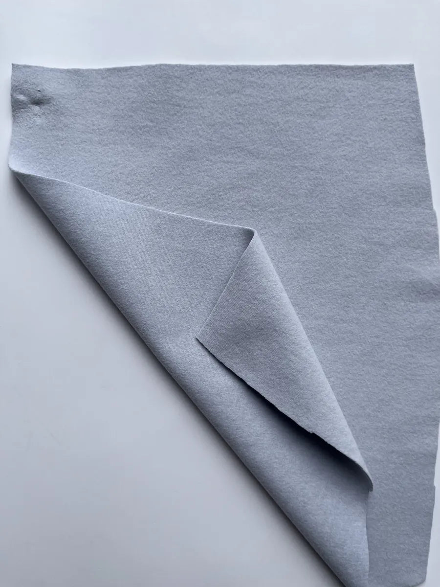 Light Grey Brushed Warm Knit Fabric 250G/M