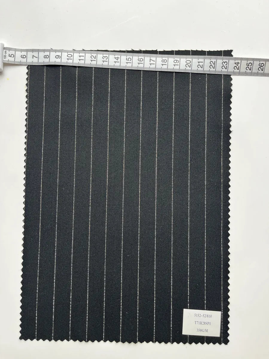 Herringbone TR Woven Suiting Fabric 370GSM - Classic Tweed-Look Suiting Material