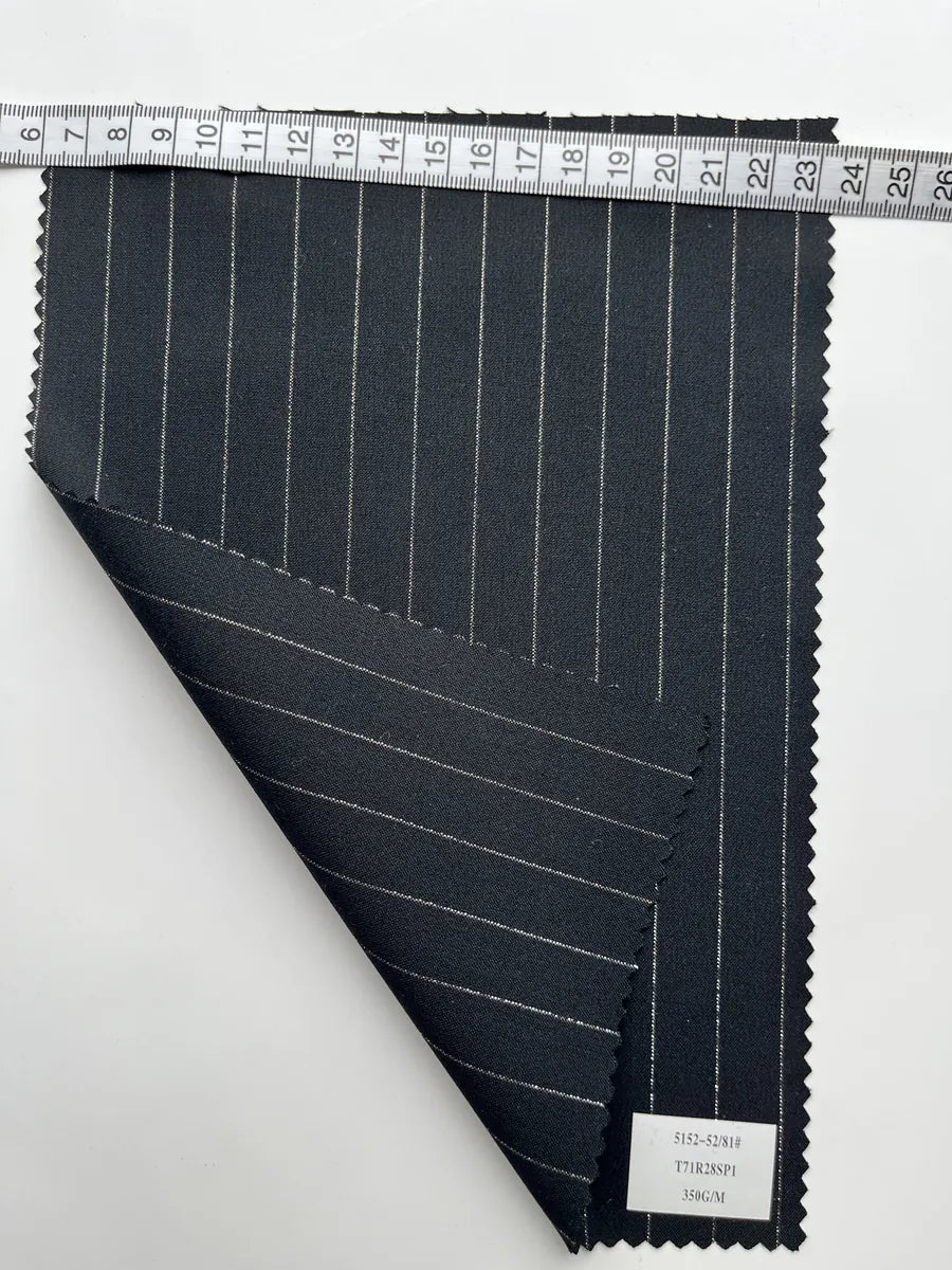 Herringbone TR Woven Suiting Fabric 370GSM - Classic Tweed-Look Suiting Material