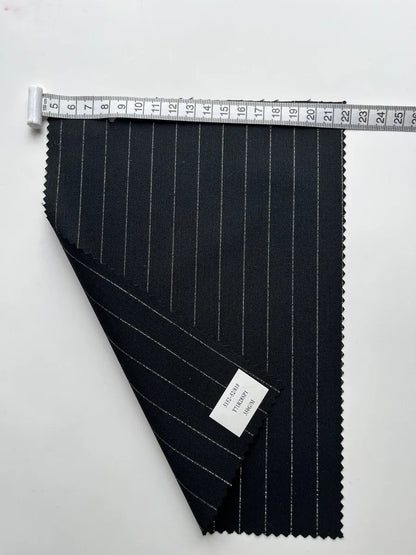 Herringbone TR Woven Suiting Fabric 370GSM - Classic Tweed-Look Suiting Material