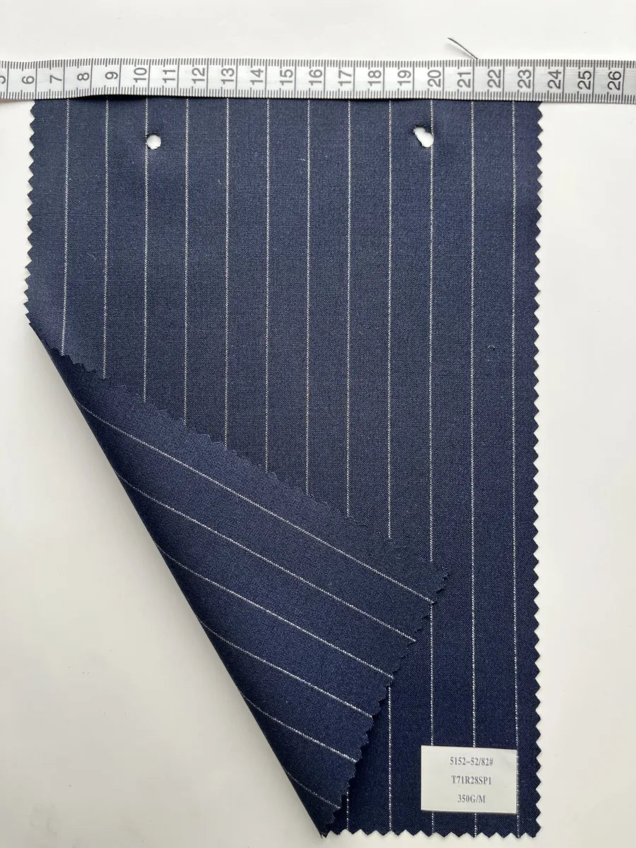 Herringbone TR Woven Suiting Fabric 370GSM - Classic Tweed-Look Suiting Material