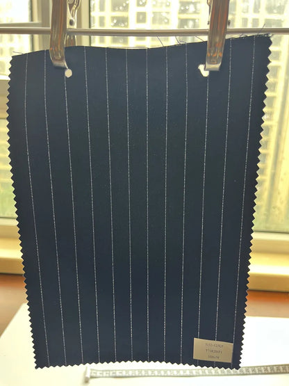 Herringbone TR Woven Suiting Fabric 370GSM - Classic Tweed-Look Suiting Material