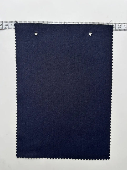 Midnight Navy Stretch Woven Suiting Fabric 290G/M