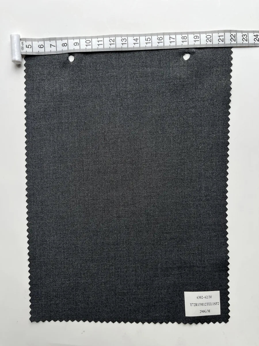 All-Season Stretch TR Woven Suiting Fabric 290GSM - Breathable Office Wear Fabric
