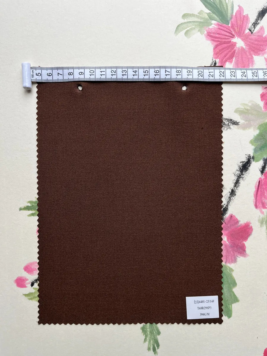 Heavyweight Stretch TR Woven Suiting Fabric 390GSM - Thick Twill Apparel Textile