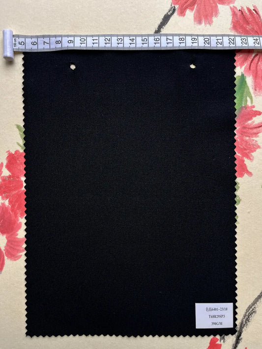 Deep Navy Stretch Woven Suiting Fabric 390G/M