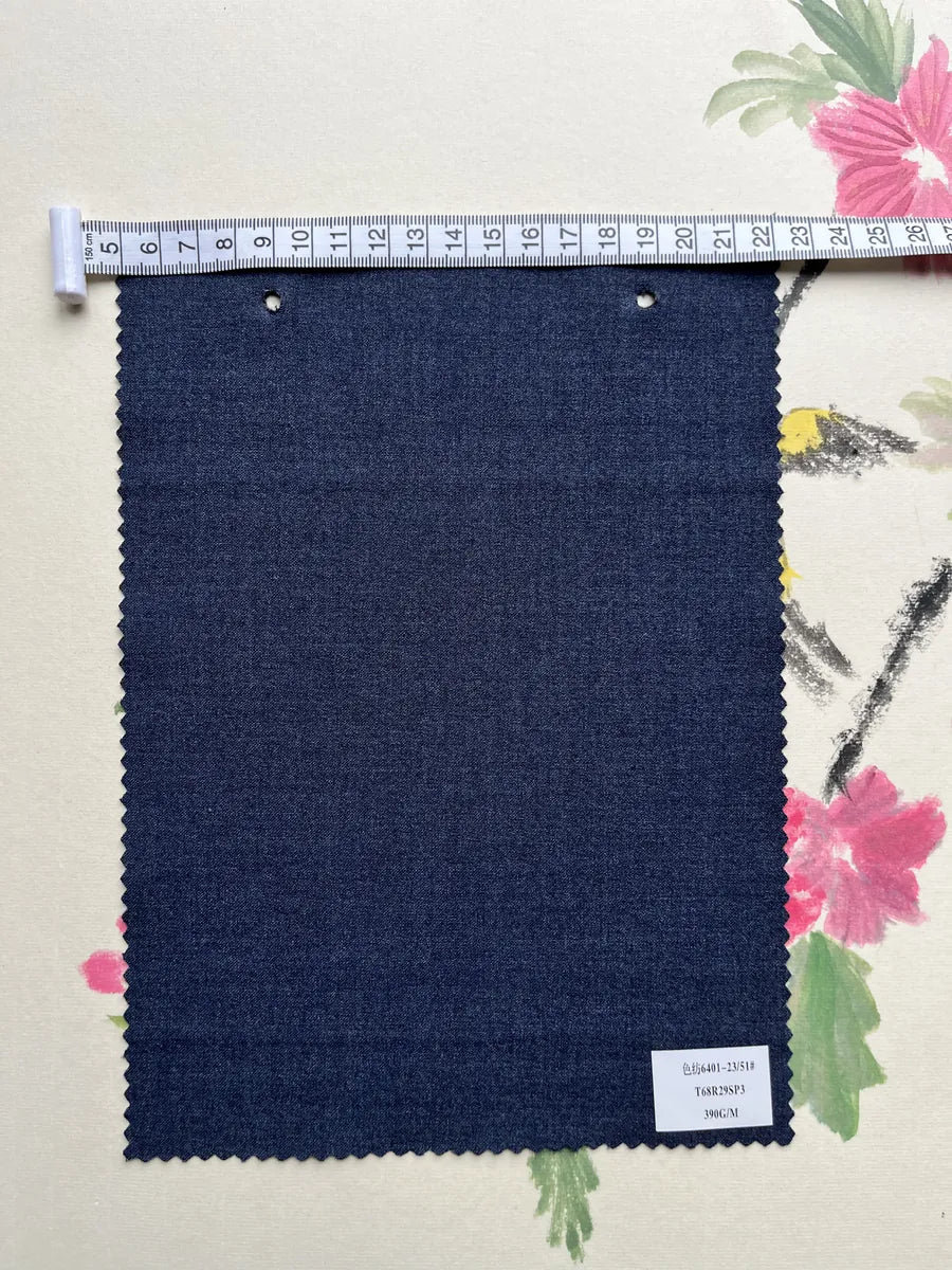 Heavyweight Stretch TR Woven Suiting Fabric 390GSM - Thick Twill Apparel Textile
