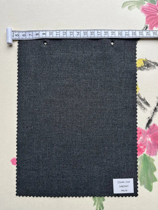 Deep Navy Stretch Woven Suiting Fabric 390G/M
