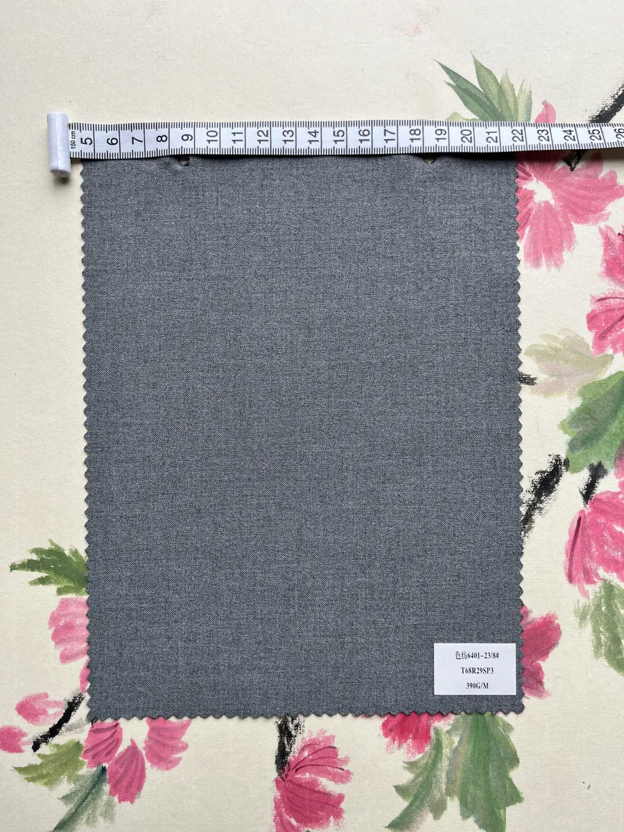 Heavyweight Stretch TR Woven Suiting Fabric 390GSM - Thick Twill Apparel Textile