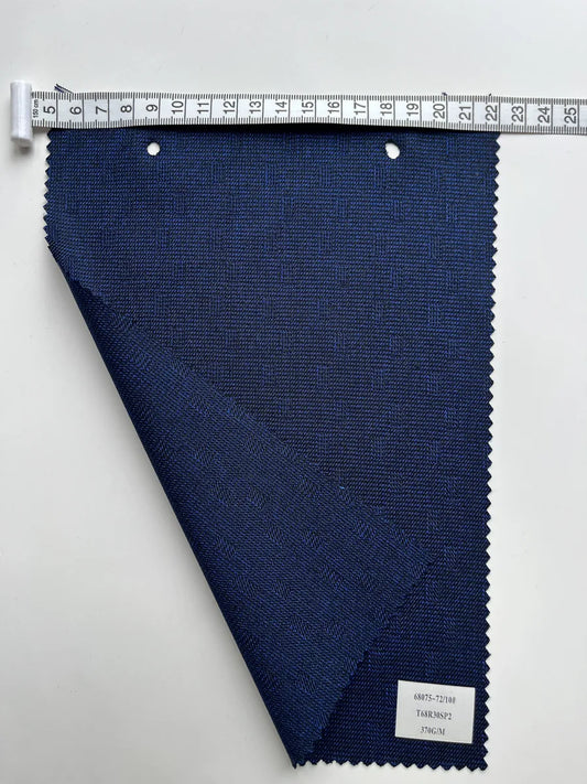 Light Gray Jacquard Woven Suiting Fabric 370G/M