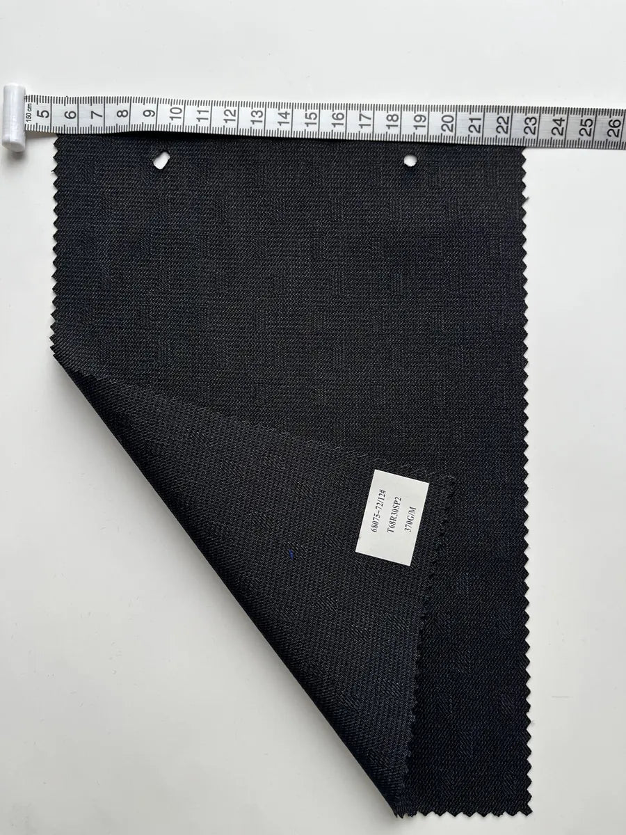 Jacquard TR Woven Suiting Fabric 370GSM - Luxury Textured Blazer Fabric Wholesale