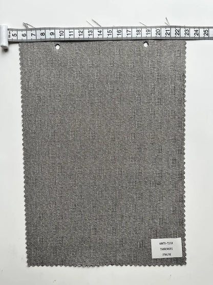 Jacquard TR Woven Suiting Fabric 370GSM - Luxury Textured Blazer Fabric Wholesale
