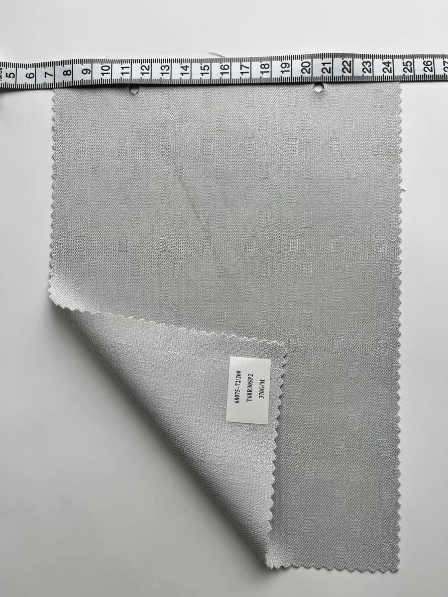 Jacquard TR Woven Suiting Fabric 370GSM - Luxury Textured Blazer Fabric Wholesale