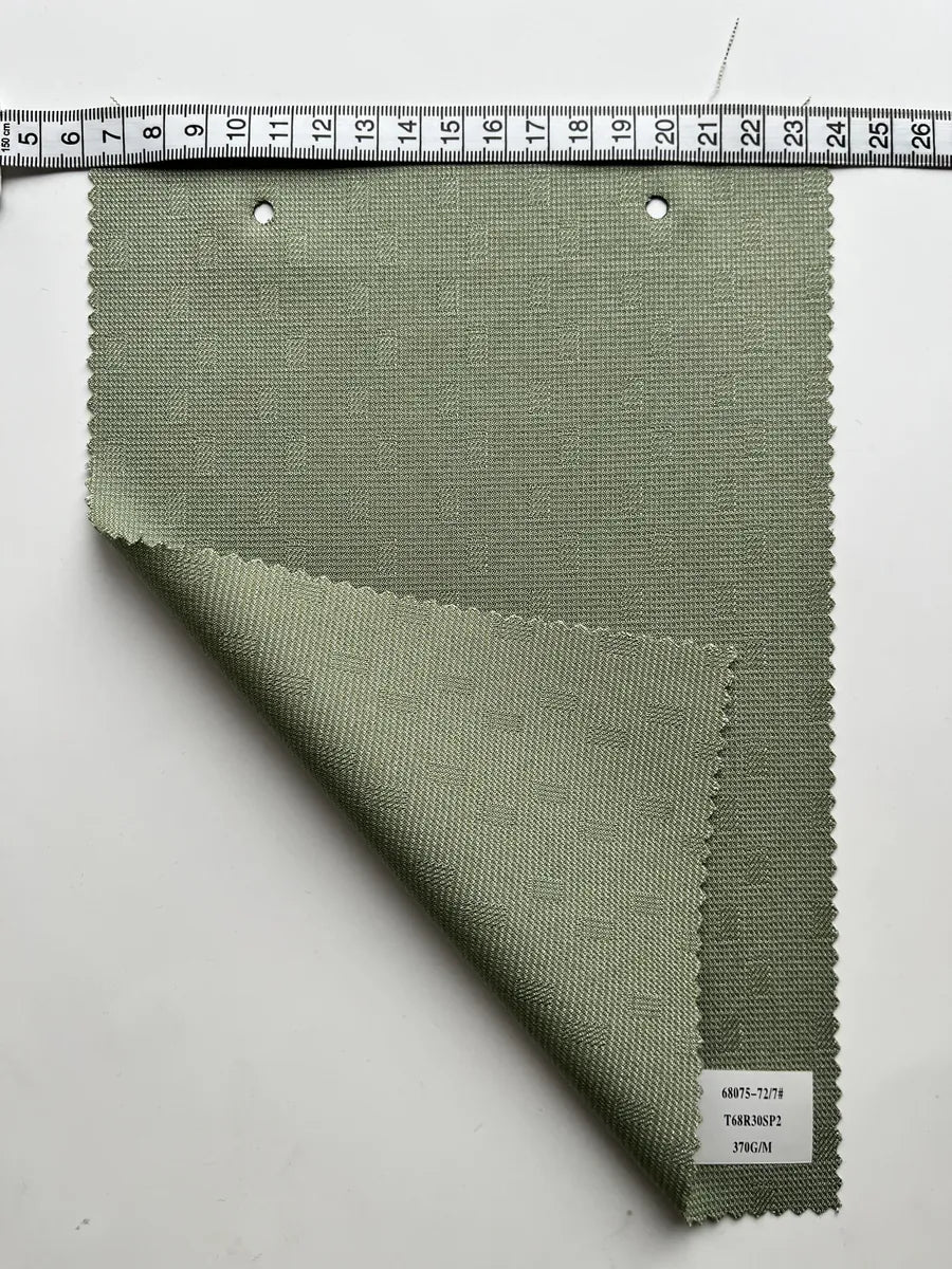 Jacquard TR Woven Suiting Fabric 370GSM - Luxury Textured Blazer Fabric Wholesale
