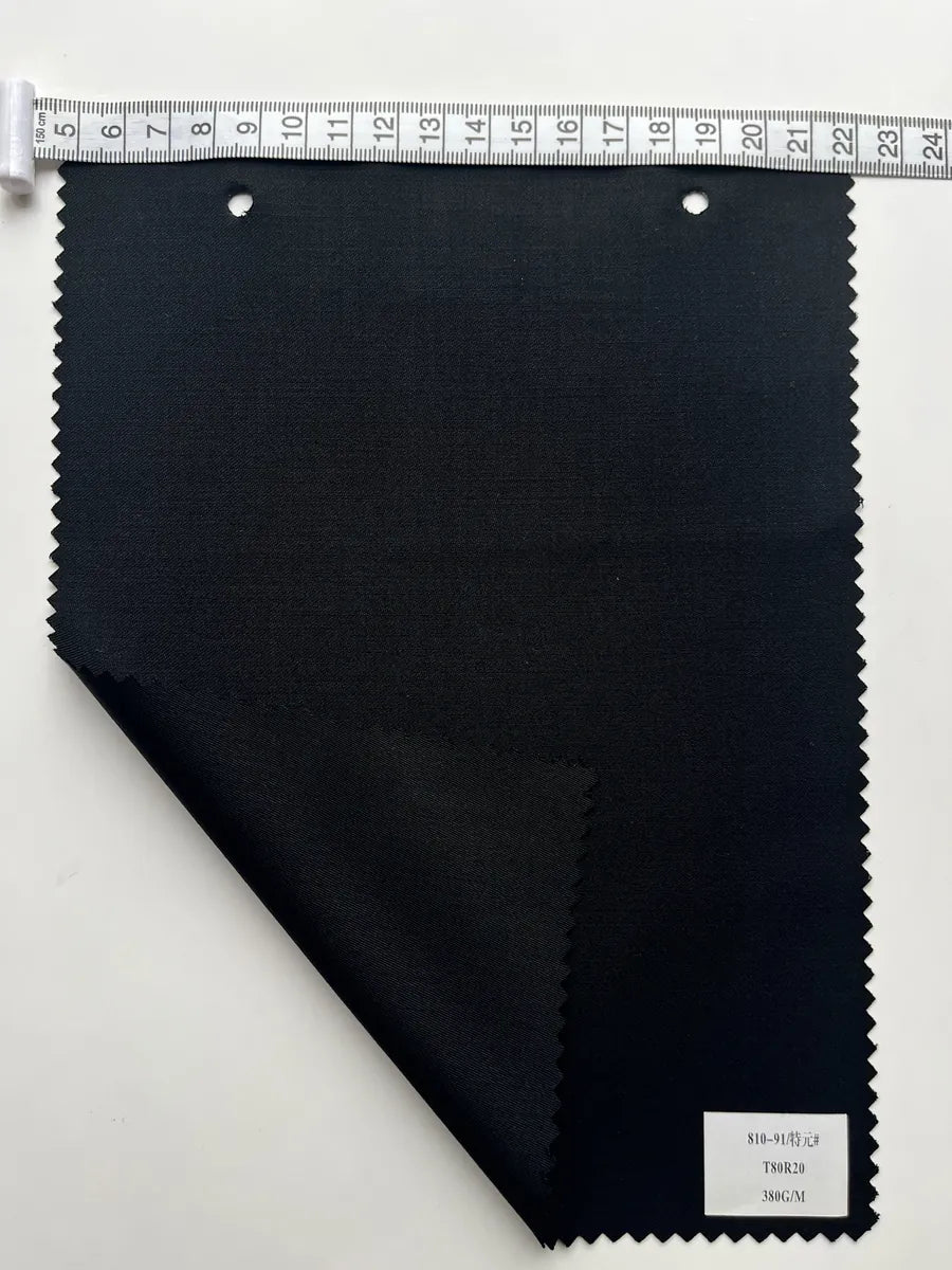 Midnight Navy Woven Suiting Fabric 380G/M