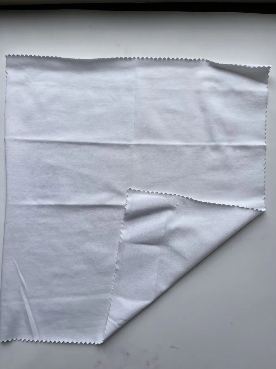 White Cool Touch Cotton Jersey Fabric | 180GSM